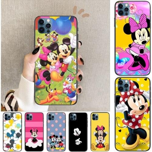 Cool Funny Mickey Mouse Anime Phone Cases cover For iphone 11 Pro Max case 12 8 7 6 S XR PLUS X XS SE 2020 mini mobile cell shel