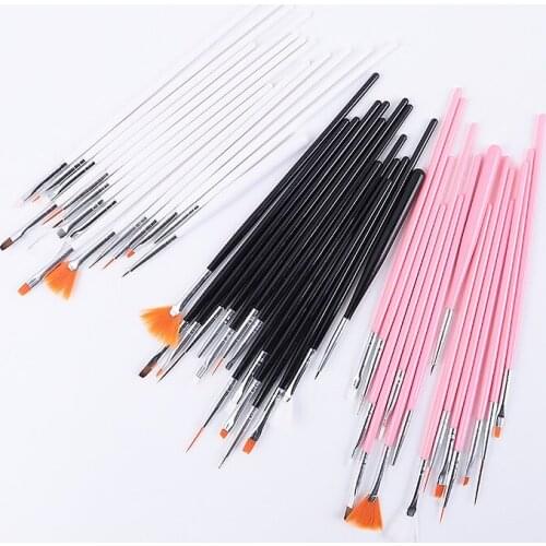 Manicure Brush Set 20 Nail Painting Pen Pull Pen Phototherapy Pen Drill Pen Nail Tool Set