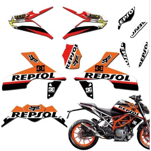 New motorcycle car sticker 3M thick street car modified decal For DUKE390 DUKE 390