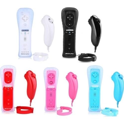 2in1 Wrist controller for nintendo remote with protective silicone case bluetooth controller for wii / wii u / mini