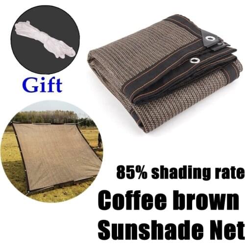 New 85% Shading Anti-UV HDPE Thicken Sunshade Net Balcony Safety Privacy Nets Garden Yard Fence Netting Sun Shade Sails Nets
