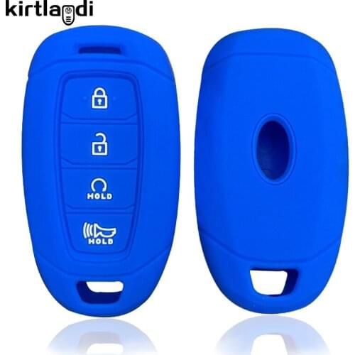 Silicone Car Key Case Key Cover for Hyundai I30 Ix35 Ix25 KONA Encino Solaris Azera Grandeur Ig Accent Santa Fe Palisade Verna