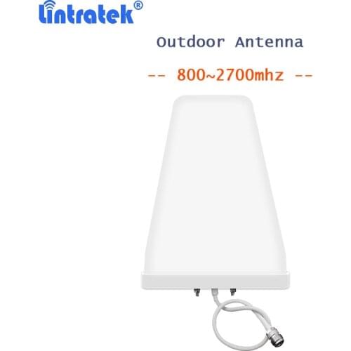Lintratek Outdoor antenna 800~2700mhz for signal booster GSM 3G 4G CDMA 3G WCDMA 2100mhz LPDA External Antenna Signal Repeater