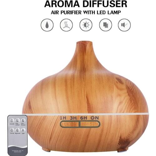 Ultrasonic Aroma Aromatherapy Diffuser Electric LED Air Humidifier Purifier With 7 Soothing Colors And 15 Lighting Modes