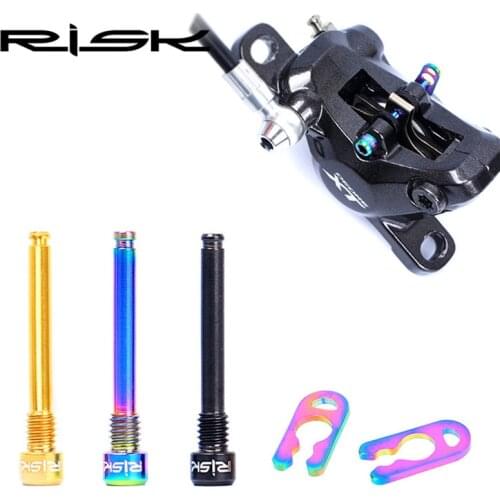 Bicycle Titanium Alloy Bolt Disc Brake Pads Fixing Screw Mounting For Shimano AVID HAYES Magura