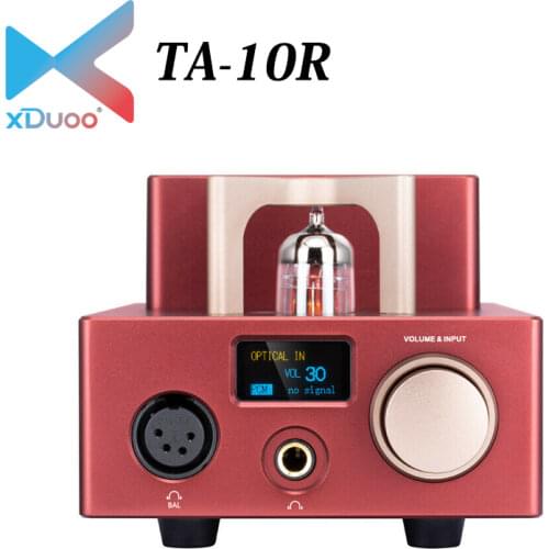 XDUOO TA-10R AK4493EQ XLR*4 12AU7 XMOS USB DSD DAC Tube Headphone Amplifier