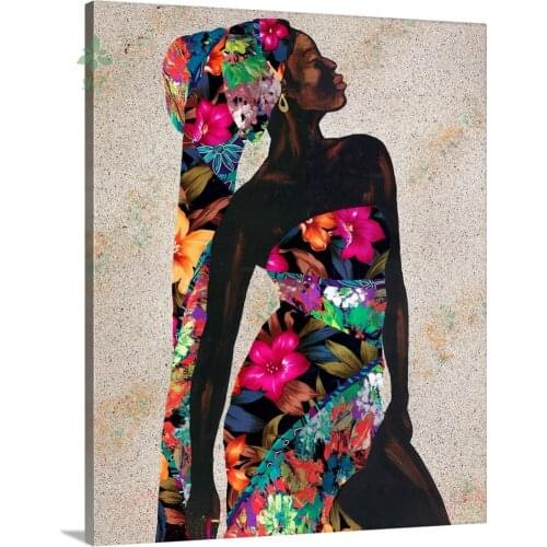 Woman Strong Wall Art Print On Canvas Artwork Indoor Decoration