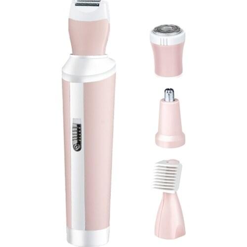 Female facial epilator remover hair removal kit bikini shaver face hair trimmer for women nose ear eyebrow chin depilatory