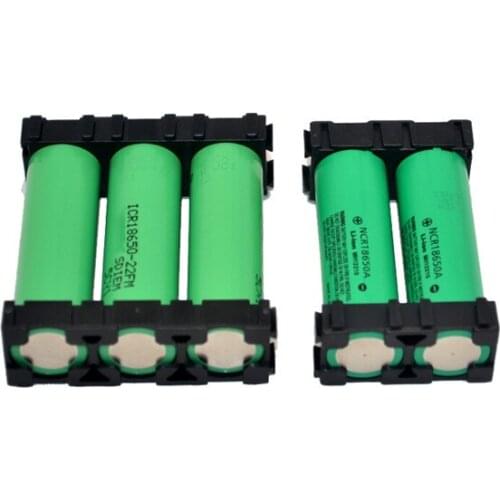 100pcs 18650 Lithium Battery Plastic Holder Bracket diy assemble 18650 battery pack holder