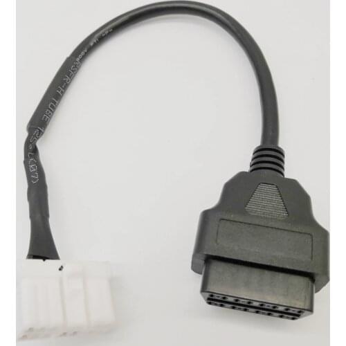 12 pin male female connector 2012-2015 Old Tesla model S OBD II diagnostic harness electronic cable of new energy vehicle