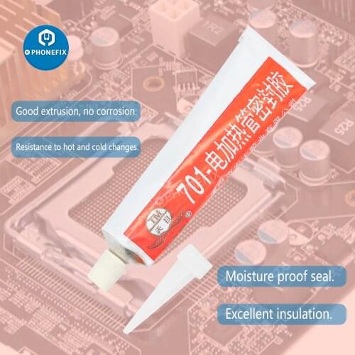 701 Silicone Rubber Electrical Heating Tube Red Silicone Sealant High Temperature Resistant Rubber Steam Electric Iron Glue