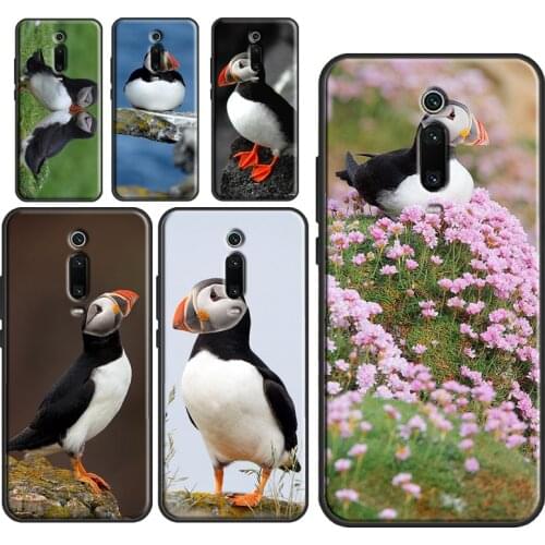 Atlantic Puffin Faroe Islands Phone Case For Xiaomi Mi 11 Lite Ultra Mi 10T Pro Note 10 Lite POCO F3 F2 M3 X3 Pro Cover