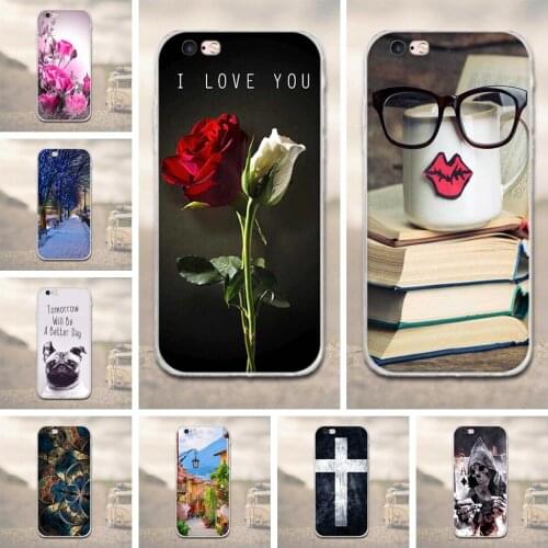 Case For iPhone 6s 6 7 8 Case Soft Silicon For Iphone 5 5s SE 8 Cover 3D Relief Back Case For IPhone 7plus 8Plus 6Plus Phone Bag