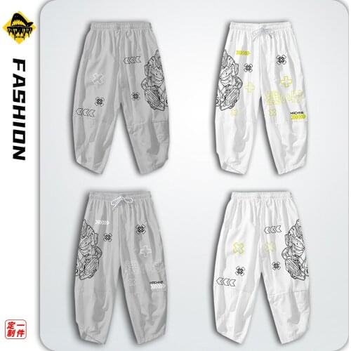 2021 Hip Hop Casual Male Joggers Trousers Mens Pockets Harem Pants Fashion Casual Streetwear Pants