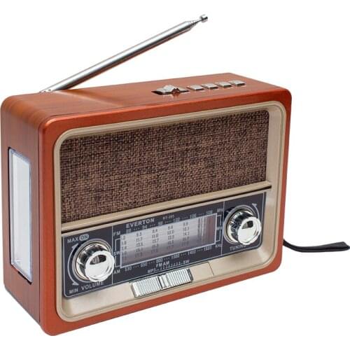 EVERTON RT-305BT USB/SD/FM/BLUETOOTH SUPPORTED NOSTALGIC RADIO