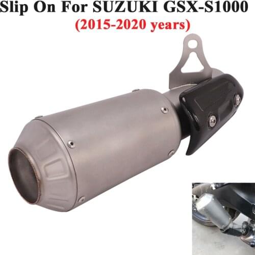 Slip On For Suzuki GSX-S 1000 GSXS 1000 GSXS1000 2015 - 2020 2019 Motorcycle Exhaust Escape Modified Middle Link Pipe Muffler
