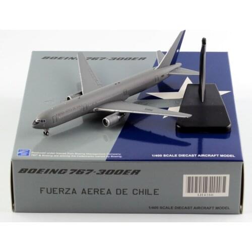 1:400 Alloy Collectible Plane Gift JC Wings LH4166 Chile Air Force Boeing 767-300(ER) Diecast Aircraft Jet Model 985 With Stand