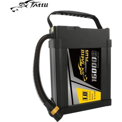 Tattu Plus 1.0 16000mAh 44.4V 15C 12S Lipo Battery Pack with AS150U plug for agricultural plant protection and other large drone