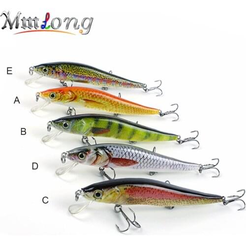 Mmlong 12cm Realistic Minnow Fishing Lure Popular Fishing Bait 14.6g Lifelike Crankbait Hard Fish Wobbler Tackle Pesca AH09C