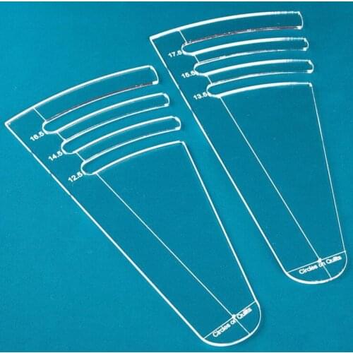 New ruler Circles on Quilts Template Ruler DIY Sewing Craft Tool 1 SET = 4PCS #RL-04B