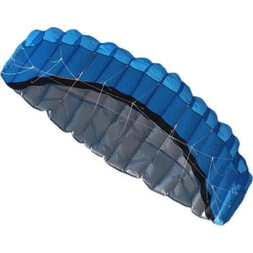 Huge 2.5m Outdoor Dual Line Toys Dual Line Parachute Stunt Sport Beach Kite Outdoor Fun Sports Gifts Kites For Kids And Adults