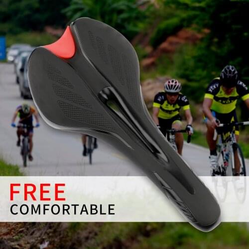 Mountain Bike Saddle Black Bicycle Seat Cushion Comfortable Saddle Bike Parts Men Front Saddle Women Bike Seat Asiento Bicicleta