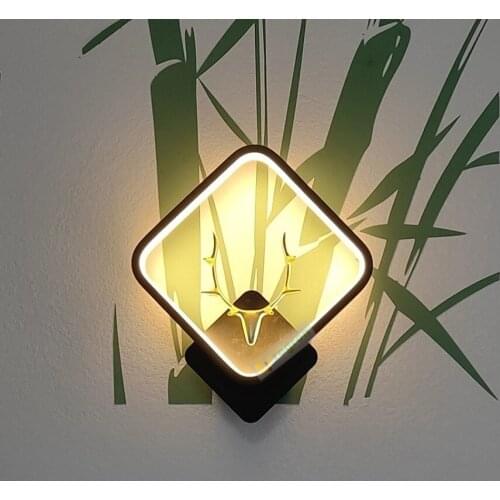 Nordic Creative Antler Led Wall Light black/white Bedroom Bedside Lamp Living Room Wall Sconce Modern Corridor Stairs Led Light