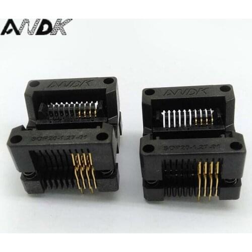 SOP8 IC Test Socket 209mil OTS-20-1.27-01 Burn in Socket Conversion Block Connector Programmer Adapter
