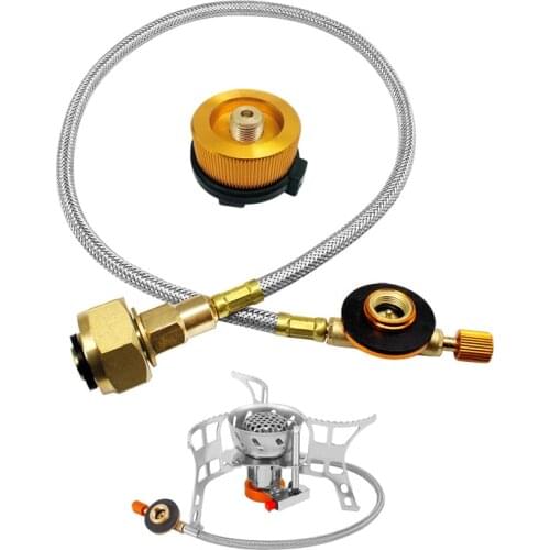 SPORADIC Outdoor Gas Stove Camping Stove Propane Refill Adapter Burner LPG Flat Cylinder Tank Coupler Bottle Adapter Accessories