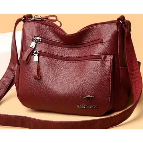 Large Capacity Crossbody Bags for Women 2021 Sac A Main Casual Leather Shoulder Bags Purses and Handbags Luxury Designer Brand