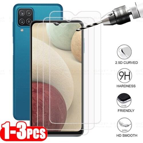 1-3pcs screen protector For samsung a12 Glass protective glasses For samsung galaxy a12 a 12 samsunga12 2020 6.5" 9H safety Film