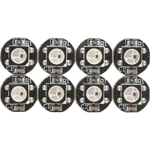 10~1000pcs WS2812B LED Individually Addressable Chip WS2811 IC 5050 rgb White/Black 2812b led Bead Heatsink (10mm*3mm) PCB Board