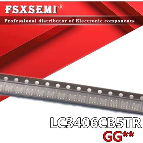 100PCS LC3406CB5TR SOT23-5 LC3406 GG SOT23 Synchronous step-down converter IC
