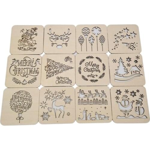 2PCS 10cm Natural Wood Slices DIY Wooden Christmas Ornaments Unfinished Predrilled Wood Circles for Crafts Centerpieces