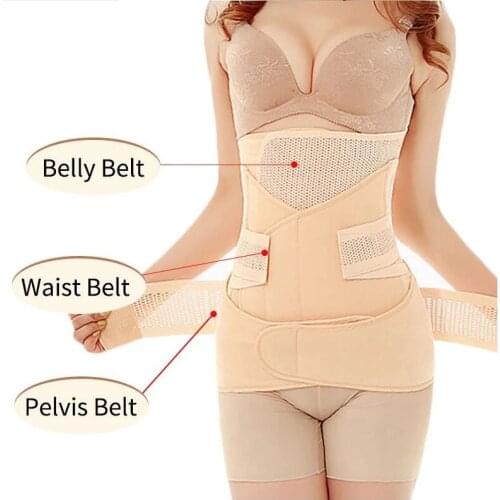 3in1 Belly Abdomen Pelvis Postpartum Belt Body Recovery Belly Slim after childbirth Waist delivery after Waist Trainer Corset