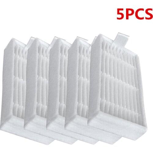 5PCS HEPA Filter for CHUWI V3 iLife X5 V5 V3 + V5PRO for ECOVACS CR130 CR120 CEN540 CEN250 ML009 Vacuum Cleaner Parts Filters