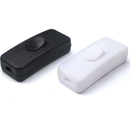 Wholesale 110v 250V 2A 303 ON OFF push button switch Table Led Lights online switch 2gang rocker switch