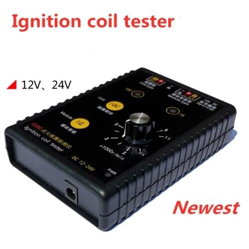 Free shipping! IG80 Automobile Ignition Coil Detector Tester Natural Gas 24V Gasoline 12V Ignition Coil Test