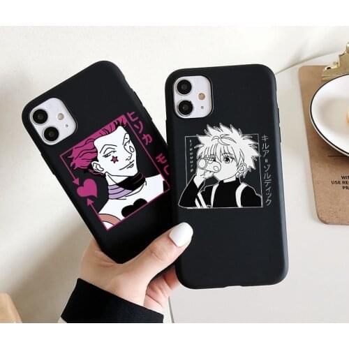 Anime Hunter X Hunter Killua Zoldyck Phone Case for iPhone 12 11 Pro MAX XS X XR 7 8 6s Plus Soft Silicone Cover Coque