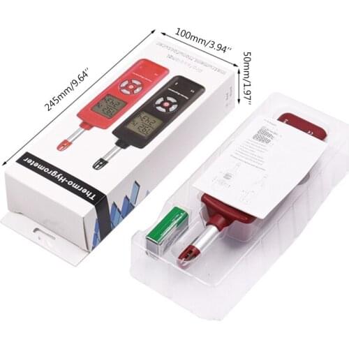 Digital LCD Backlight Thermo-Hygrometer Thermometer Hygrometer Humidity Meter 203C