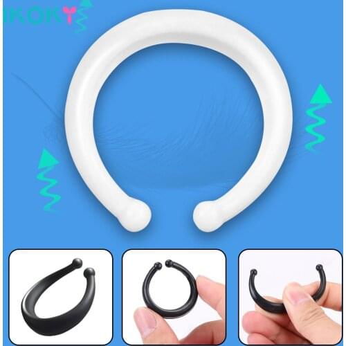 Daily/Night Adult Products Sex Toys for Men Male Penis Ring Delay Ejaculation Silicone Cock Ring 2PCS/Set