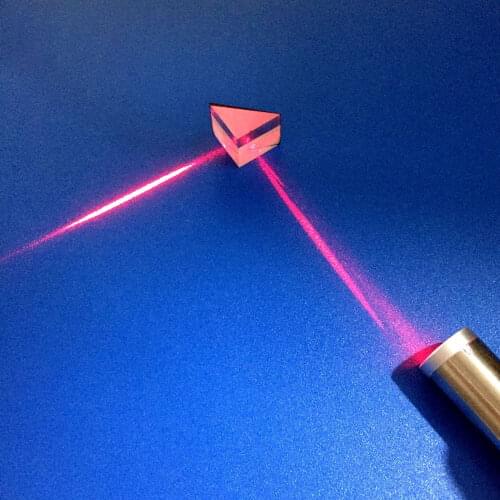 Customized15*15*15mm Isosceles Right Angle Total Reflection Laser Detection Mitsubishi Mirror for Optical Glass Triangular Prism
