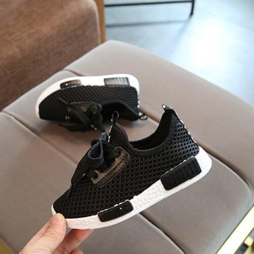 Spring Autumn Kids Shoes 2018 Fashion Mesh Casual Children Sneakers For Boy Girl Toddler Baby Breathable Sport Shoes