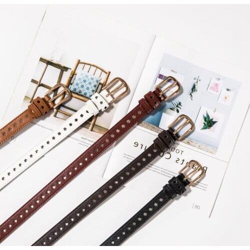 Best Women belt Fashion PU Leather Pin Buckle belt Party Dress Decor Waistband Women belt size 105 cm