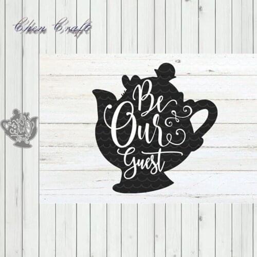 Metal Cutting Die teapot Stencil Template for DIY Embossing Paper Photo Album Gift Cards New Dies