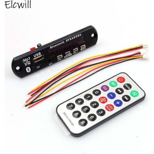 DIY Bluetooth MP3 Decoding Board Module Wireless Car USB MP3 Player SD Card Slot / USB / FM / Remote Decoding Board Module