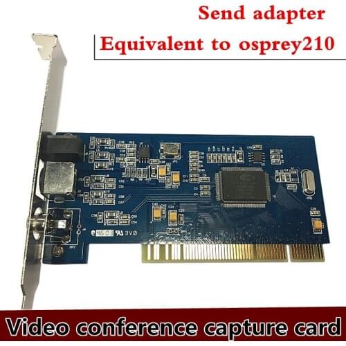 The new video conference capture card function is equivalent to SONYD70 D100 osprey210 PCI interface 1pcs free shipping