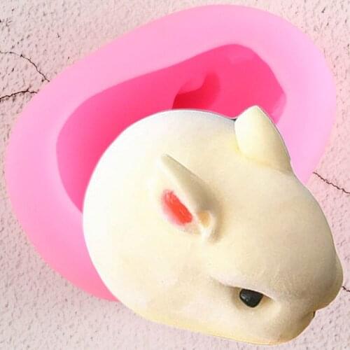 Easter Bunny Silicone Molds Anmials Rabbit Mousse Ice Cream Mold Fondant Cake Decorating Tools Candy Chocolate Gumpaste Moulds