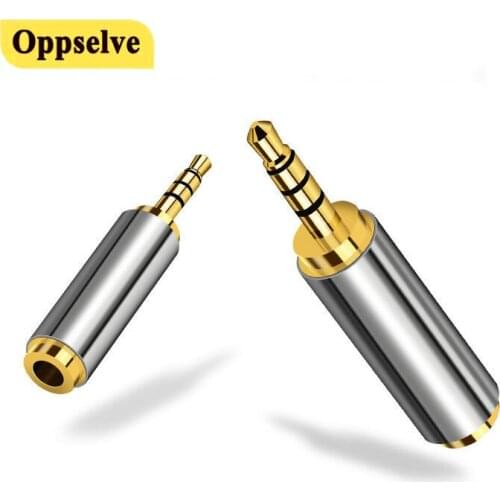 3.5mm to 2.5mm / 2.5 mm to 3.5 mm Plug Adapter Converter Stereo Audio Headphone Jack High Quality For Aux Speaker Cable Adapter