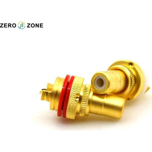 Gold-plated RCA female fever amplifier audio terminal (1pair price)